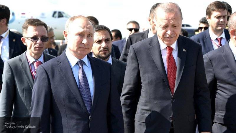 Путин и Эрдоган обсудили возможное сотрудничество по истребителям Су-35