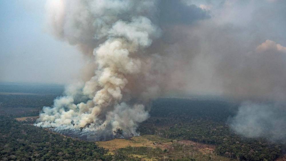 Лесные пожары в Амазонии.

Фото