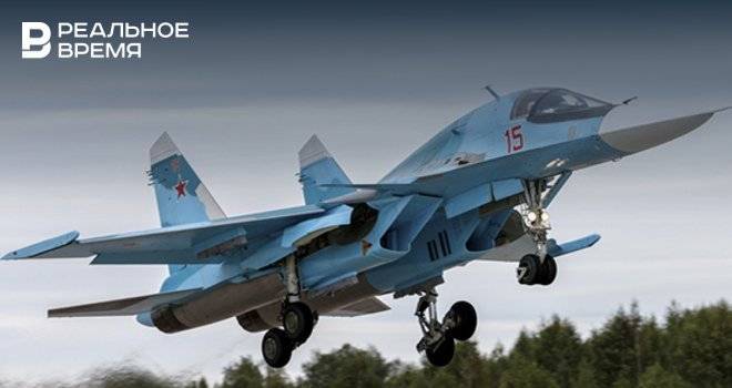 Дюжина боевых Су-34 приземлилась на трассе в Татарстане