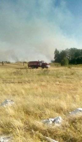 В Башкирии бушует крупный природный пожар