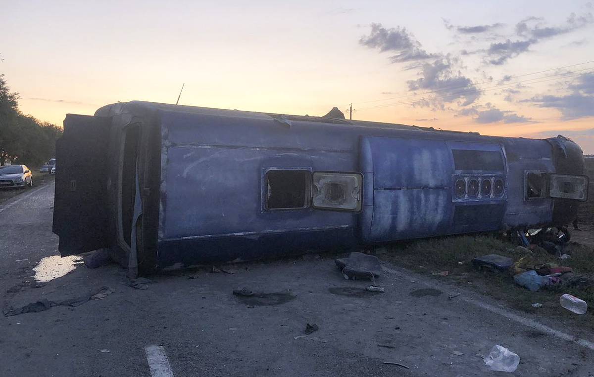 Число пострадавших в результате ДТП с автобусом на Ставрополье увеличилось до 19