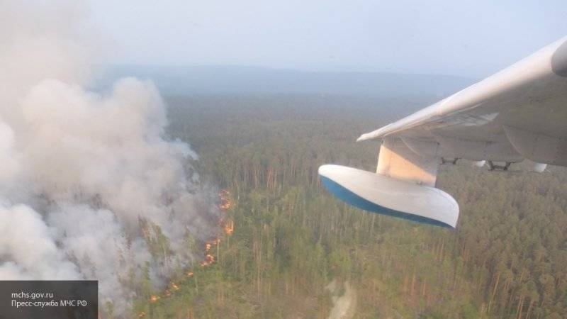 Авиация Минобороны РФ потушила часть пожаров в Красноярском крае и Иркутской области