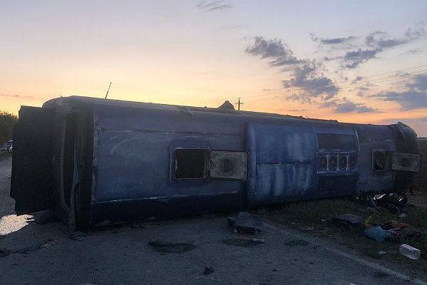 На Ставрополье водитель фуры уснул и протаранил автобус – 5 жертв