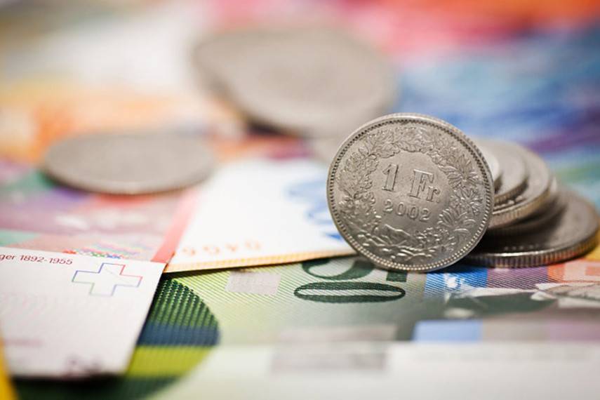 Швейцарский франк достиг самого высокого уровня за два года
