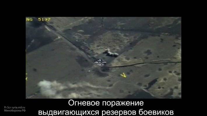 В Сети появилось видео уничтожения артиллерии боевиков в Сирии российскими военными