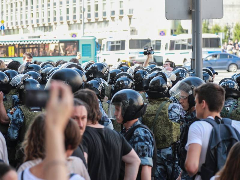 Меры безопасности усилены в центре Москвы