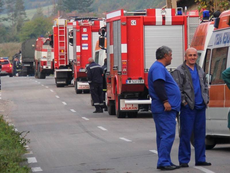 Автобус с детьми загорелся в Болгарии