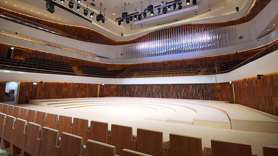 Настройка органа в концертном зале «Зарядье» займет полгода
