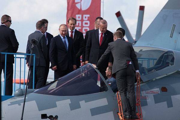 Эрдоган допустил, что Турция купит Су-57 и Су-35 вместо F-35