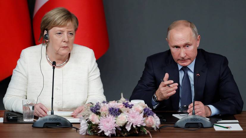 Путин и Меркель обсудили подготовку встречи «нормандской четвёрки» — РТ на русском