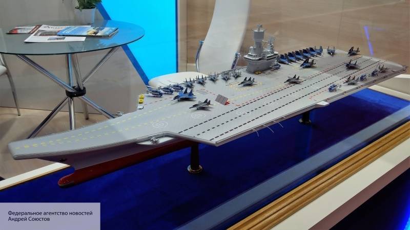 Разработчик рассказал об особенностях российского авианосца-полукатамарана