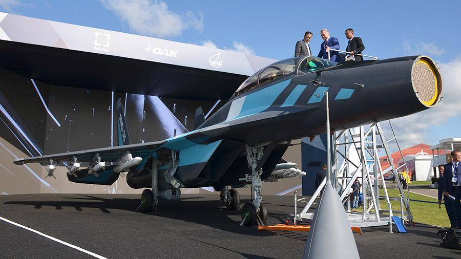 На авиасалоне МАКС-2019 представлен МиГ-35 нового облика