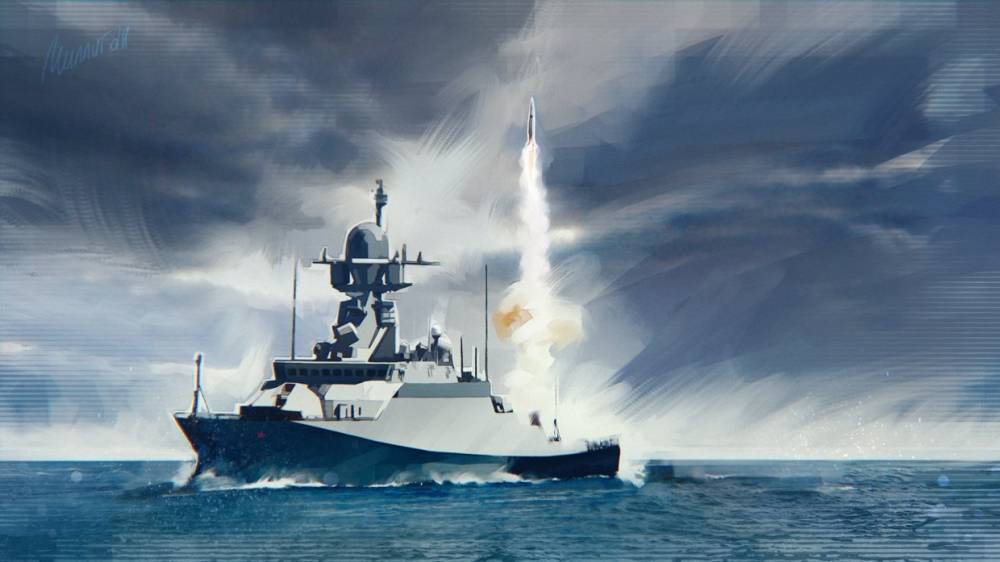 Корабль «Вышний Волочек» на учениях в Черном море впервые уничтожил цель «Калибром»