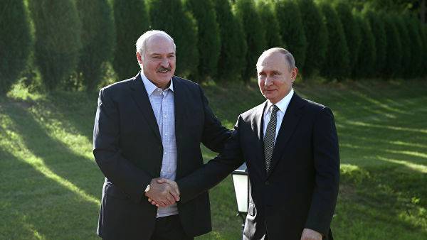 Путин поздравил Лукашенко с 65-летием