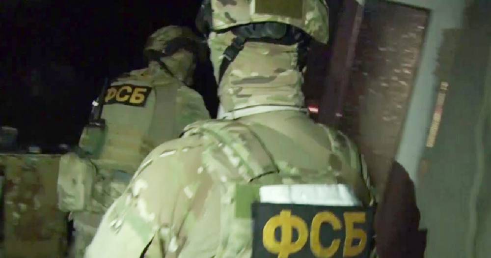 ФСБ показала видео предотвращения теракта в Кабардино-Балкарии.