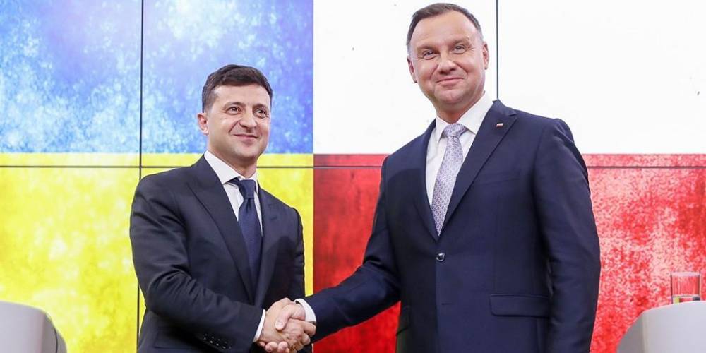 Зеленский с президентом Польши выступил против "Северного потока-2"