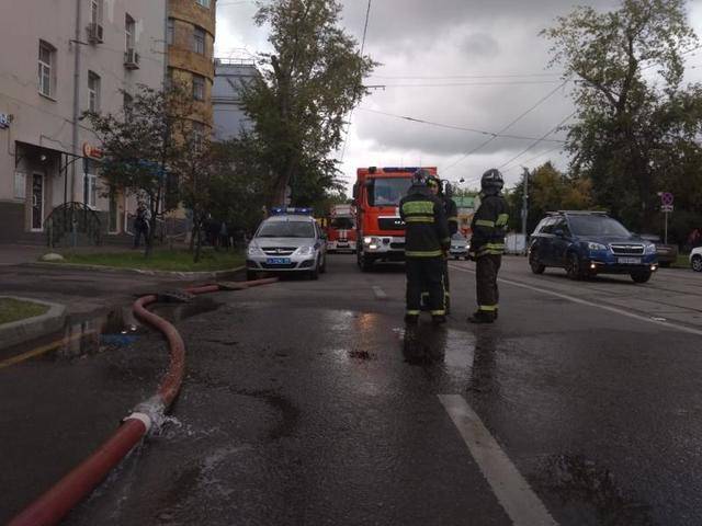 Пожар в районе Замоскворечье полностью ликвидировали