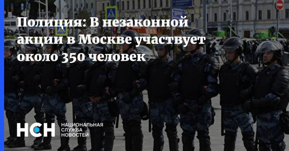МВД сообщает о 30 задержанных на митинге в центре Москвы
