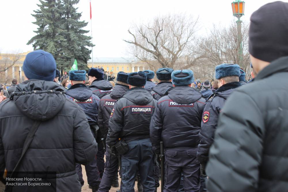 «Оппозиционеры» не были избиты честными петербуржцами благодаря защите полиции