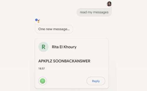Google Assistant теперь может читать и отвечать на сообщения мессенджеров вроде WhatsApp