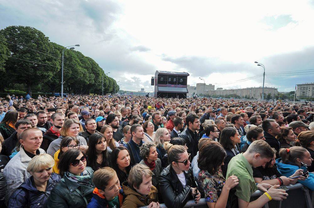 Фестиваль "Шашлык live" в Парке Горького посетили более 300 тысяч человек