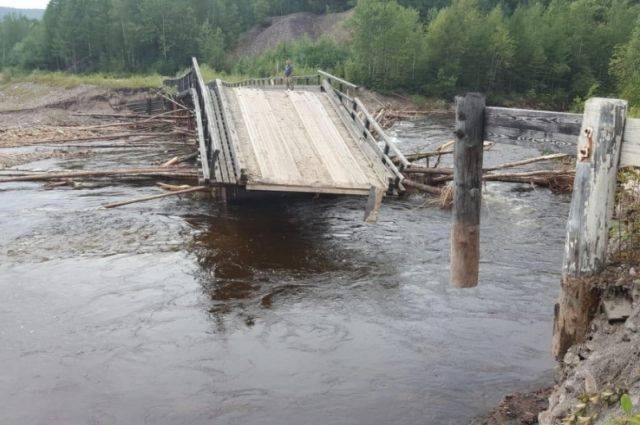 Под Хабаровском паводок разрушил 11 мостов