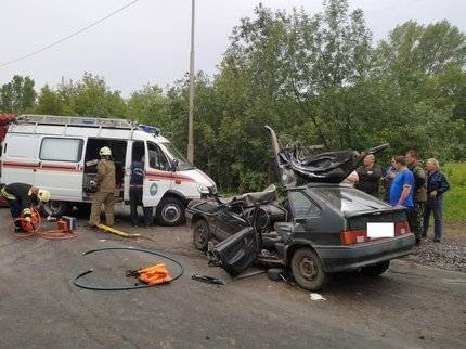 В Уфе в серьезном ДТП пострадал водитель ВАЗ-2114