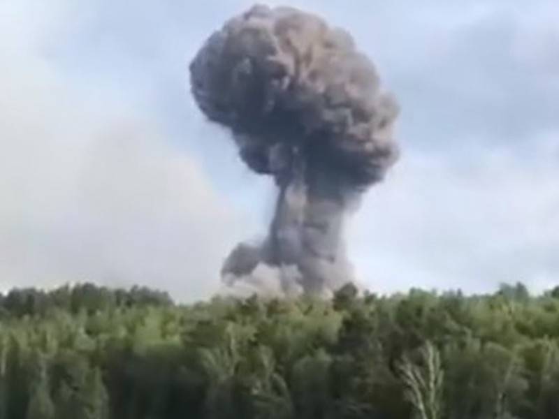 Установлена причина пожара на складе боеприпасов в Красноярском крае