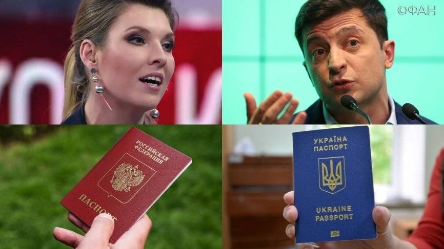 Скабеева объяснила, чем Зеленскому грозят шутки о раздаче украинских паспортов россиянам