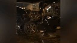 На МКАД столкнулись шесть автомобилей, есть пострадавший — видео.