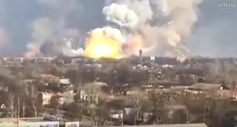 Детонация пороховых зарядов боеприпасов на складе в Ачинске прекратилась