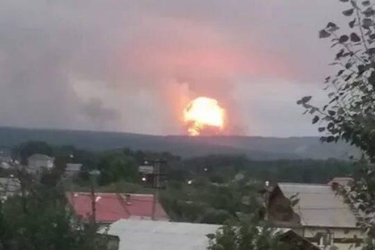 В Красноярском крае продолжают взрываться боеприпасы