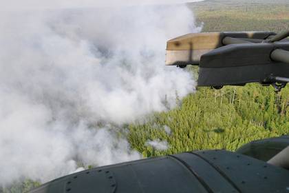 Минобороны потушило свои лесные пожары в Сибири