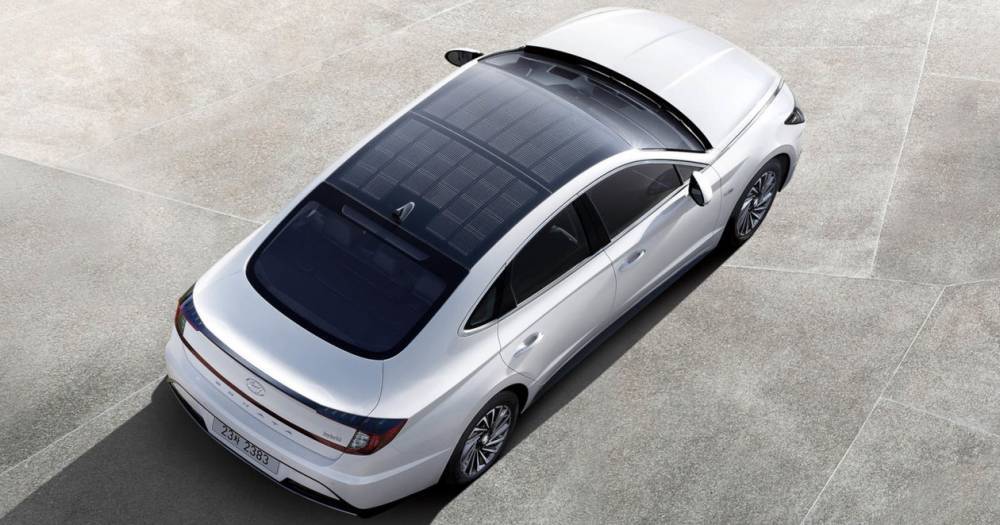 Hyundai выпустила свой первый автомобиль с&nbsp;солнечной крышей