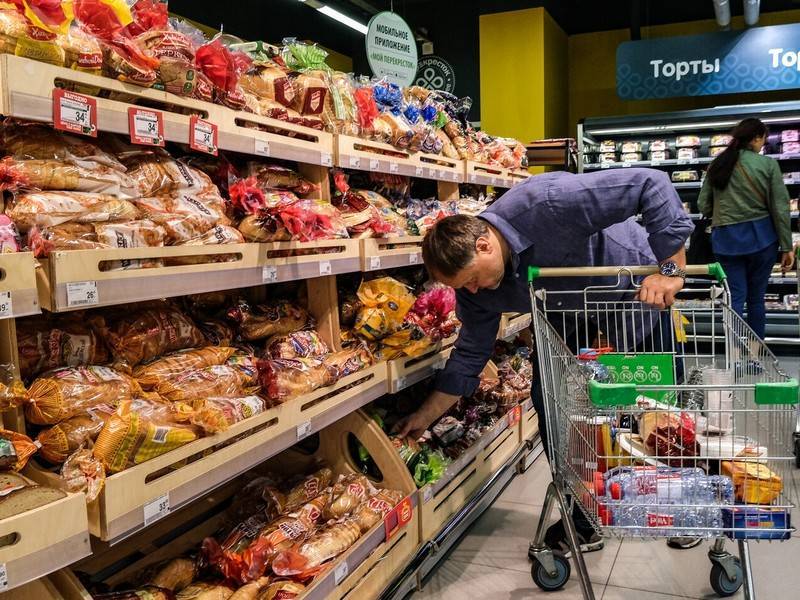 Росстат в июле зафиксировал продовольственную дефляцию