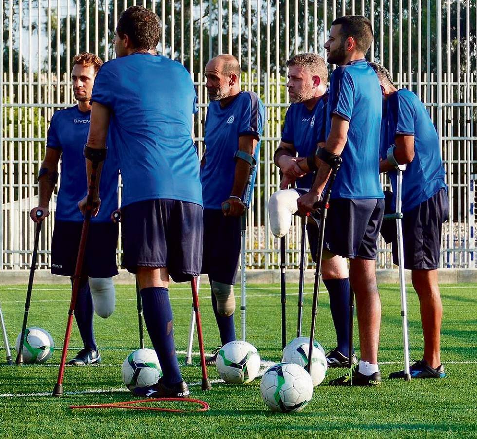 В Израиле создана футбольная команда игроков с одной ногой