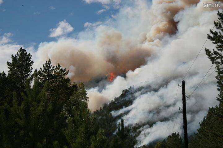 Возросла площадь лесных пожаров на севере Иркутской области