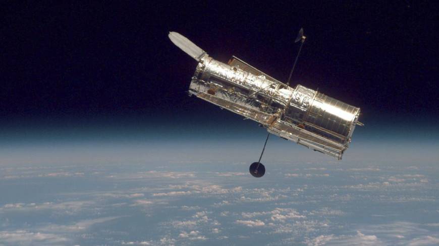NASA опубликовало снимок слияния двух галактик, полученный с телескопа Hubble