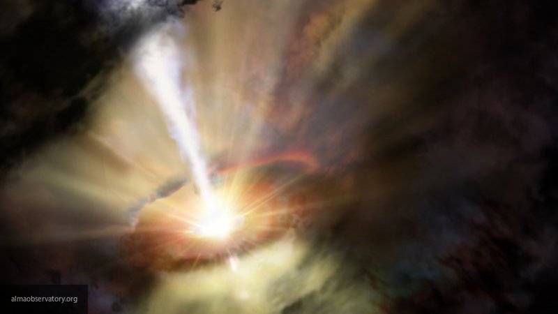 Ученые обнаружили рядом с черной дырой повторяющиеся потоки горячего ветра