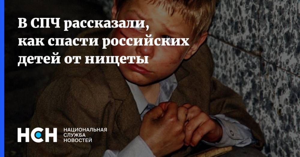 В СПЧ рассказали, как спасти российских детей от нищеты