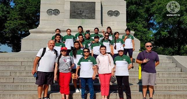 Игроки женской сборной Таджикистана по футболу отправились на стажировку в Вашингтон