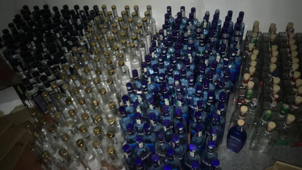Популярную водку подделывали в Алматы (фото)
