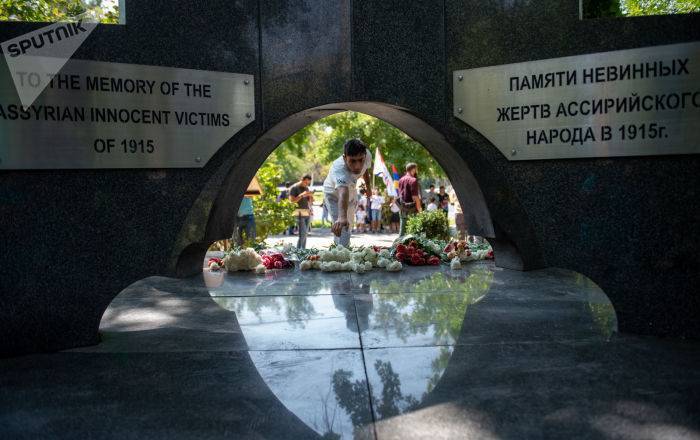 В Ереване почтили память жертв геноцида ассирийцев в Османской империи