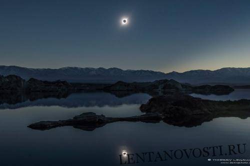 В NASA показали необыкновенное фото солнечного затмения