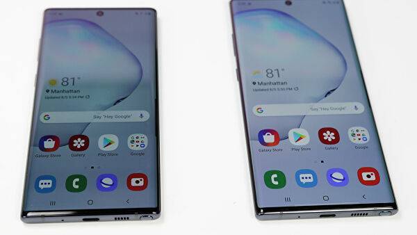 Samsung представила два новых смартфона