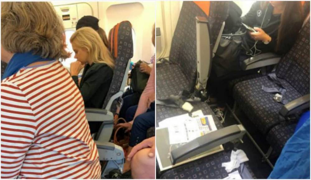 Скандал вокруг лоукостера EasyJet: пассажирку засняли в кресле без спинки