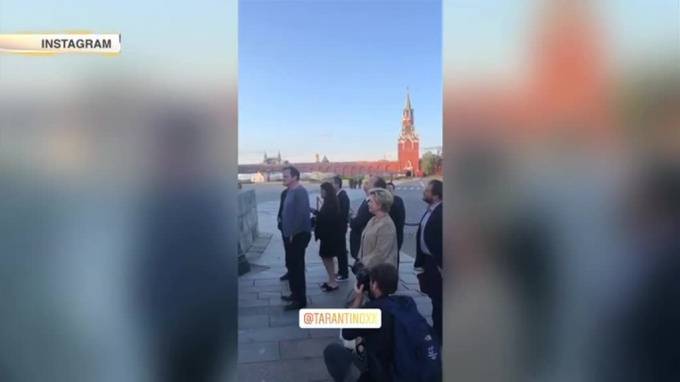 Мединский показал Квентину Тарантино  Георгиевский зал Кремля
