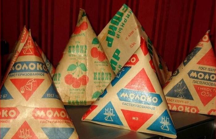 Почему в Советском Союзе молоко было в пирамидках и стеклянных бутылках, а вся еда в бумаге - lemurov.net - Швеция