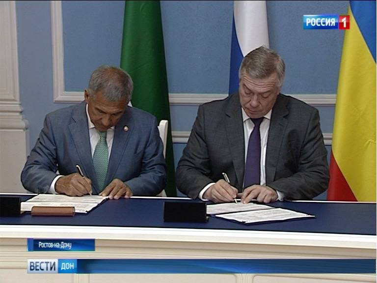 Донской губернатор и президент Татарстана договорились о сотрудничестве