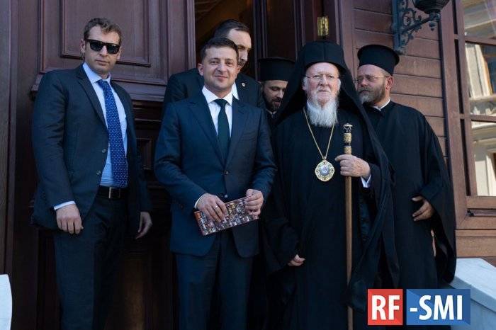 Зеленский на встрече с Варфоломеем заявил, что не будет вмешиваться в дела церкви